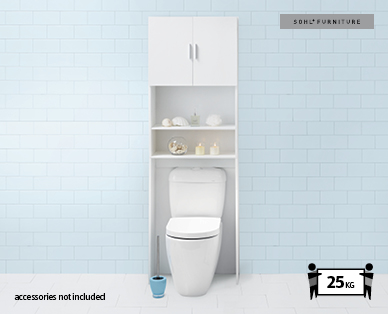 OVER TOILET SHELF