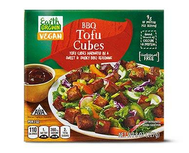 Earth Grown Tofu Cubes BBQ or Sesame Ginger