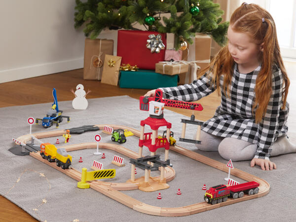 PLAYTIVE(R) Jernbanesæt byggeplads