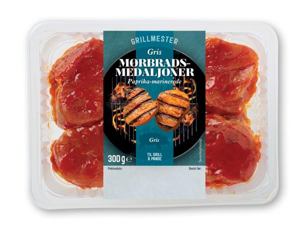 VILSTRUPGÅRD/GRILLMESTE Mørbradsmedaljoner af gris eller fersk gyros
