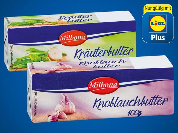 Kräuter- oder Knoblauchbutter
