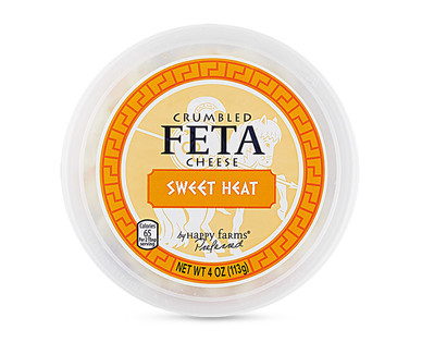 Happy Farms Preferred Sweet Heat or Tomato Basil Feta Cheese Crumbles