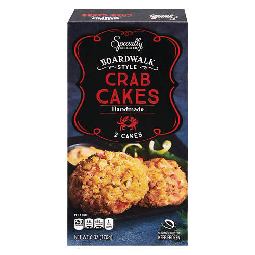 Boardwalk Style Hand Made Crab Cakes, 2 count