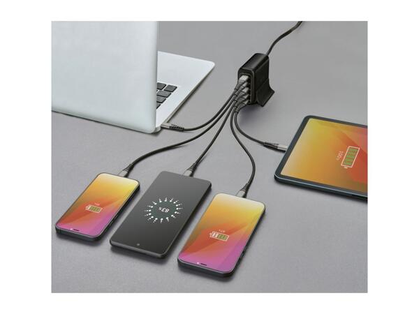 Black USB Charging Hub