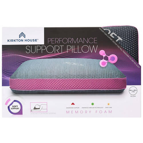 Performance Memory Foam Support Pillow - Soft