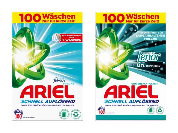 Lessive en poudre Febreze Ariel