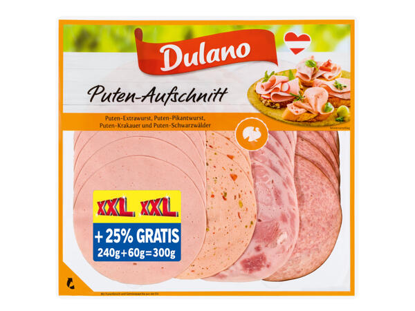Puten-Aufschnitt 240 g + 60 g gratis