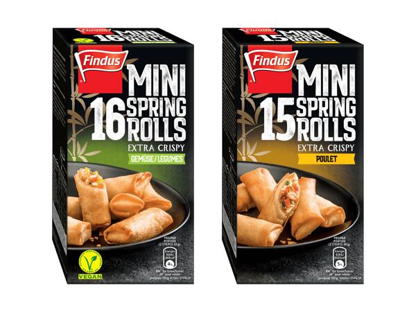 Mini rouleaux de printemps Findus