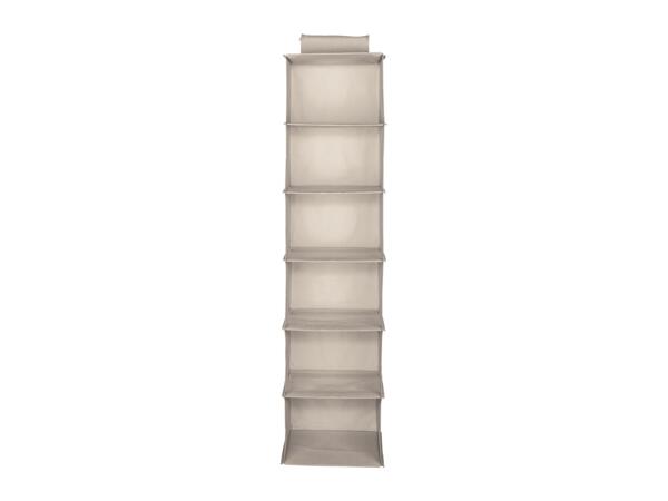 Livarno Home Bedroom Storage Solutions Hanging Organiser - Beige
