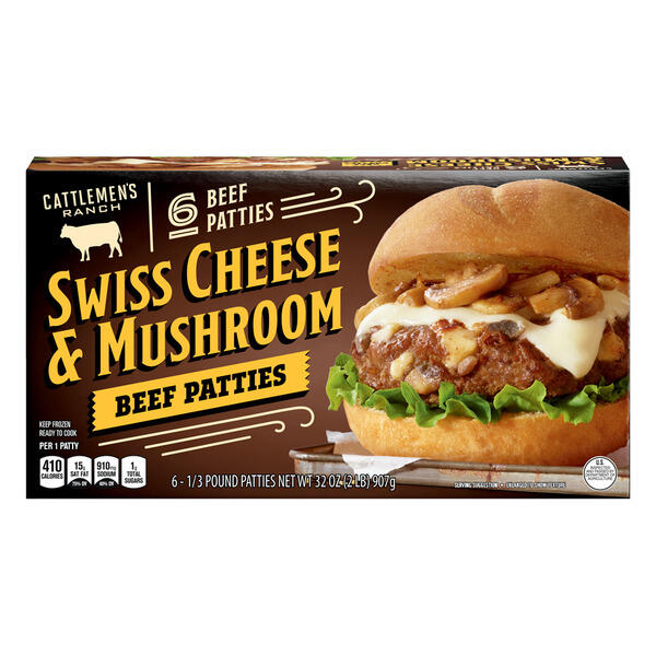 Cattlemen's Ranch Mushroom Swiss Burger Patties