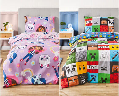Children's Licensed Quilt Cover Set - Single Bed