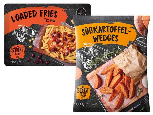 Loaded Fries/Süßkartoffel Wedges