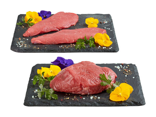 Médaillons/​escalopes de bœuf de pâturage bio