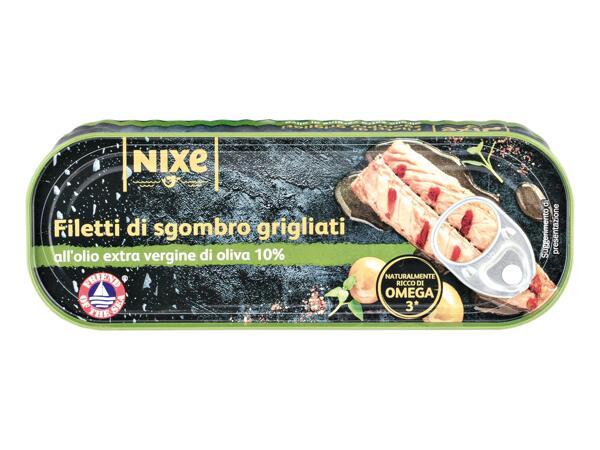 Grilled mackerel filet