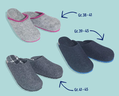 Damen-/Herren-Filzclogs