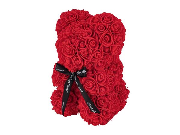 Livarno Home Artificial Rose Gift Box - Bear