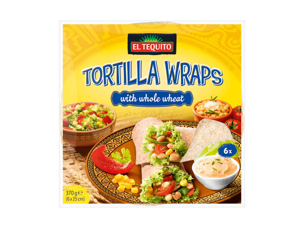 Wraps à la farine complète