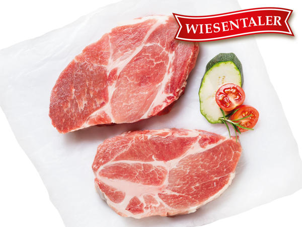 WIESENTALER Frische österreichische Schweine-Schopfsteaks