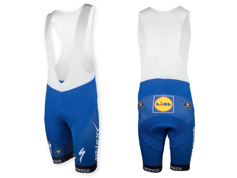Professionele wielershort met bretellen voor volwassenen