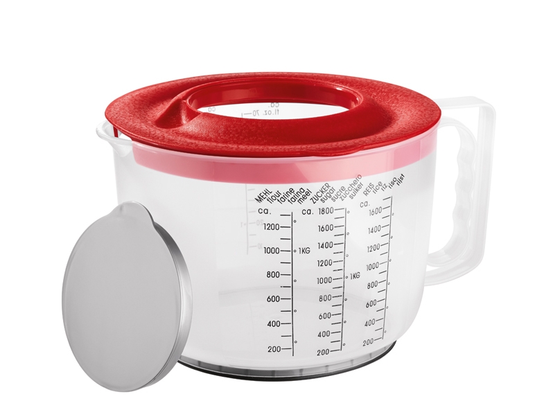 Measuring & Mixing Jug or Whisking Pot with Lid