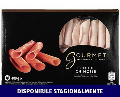 GOURMET 
 FONDUE CHINOISE DI TACCHINO