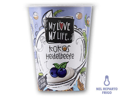 MY LOVE MY LIFE(R) Crema al cocco bio con mirtilli