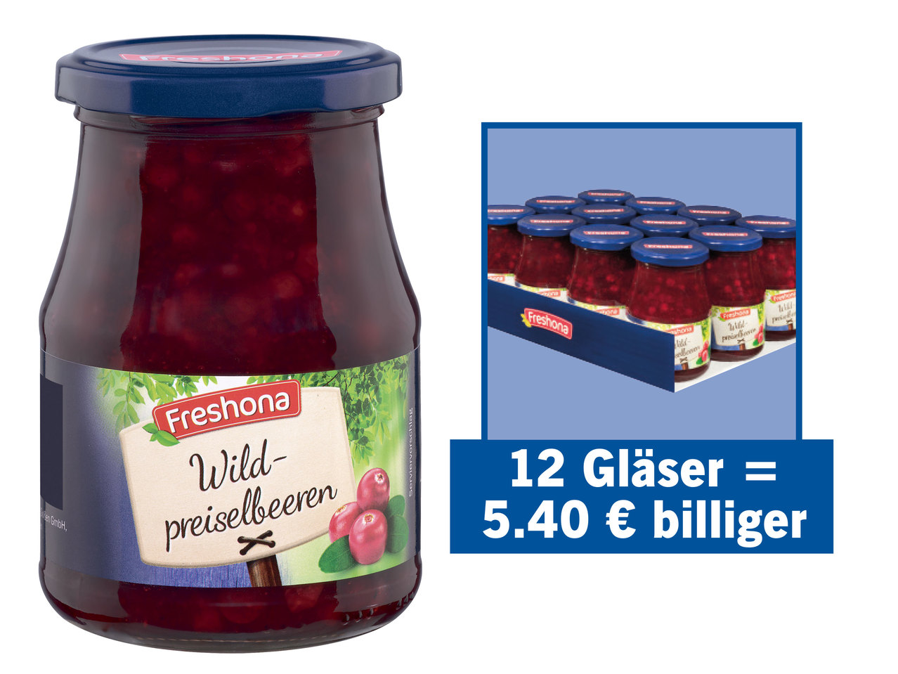 FRESHONA Wildpreiselbeeren