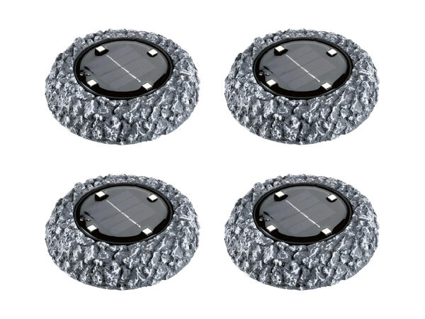 LIVARNO LUX(R) Solcellelampe med spyd 4-pak