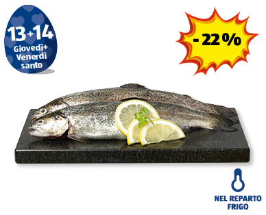 Trota iridea fresca ASC ALMARE SEAFOOD
