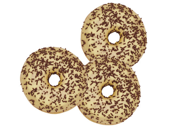 Gefüllter Vanille-Creme-Donut