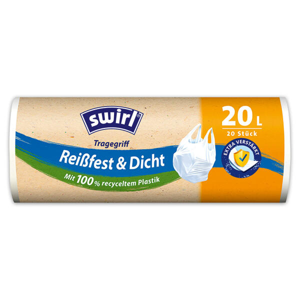 Müllbeutel mit Tragegriff