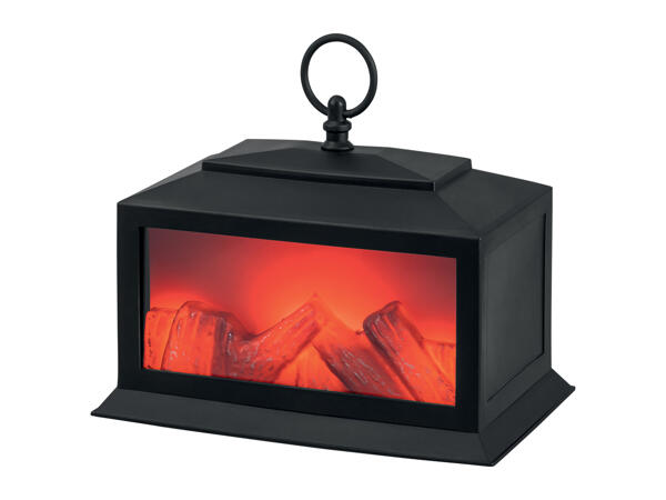 Livarno Home LED Fireplace Style Lantern