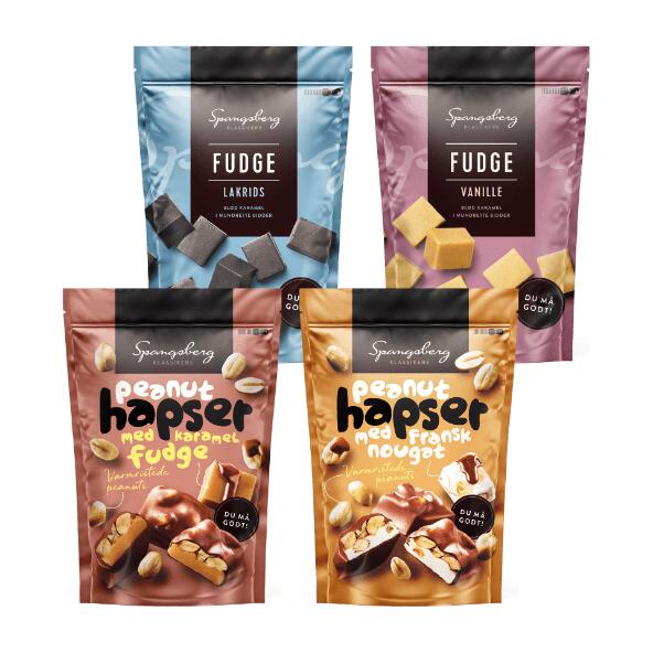 Peanuthapser eller fudge