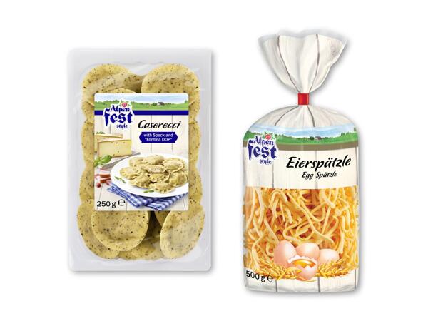ALPENFEST Fyldt pasta eller spätzle