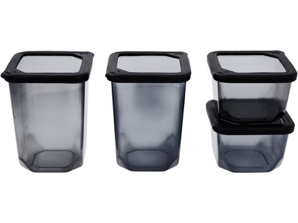 Food Storage Containers, 3 or 4 Pieces