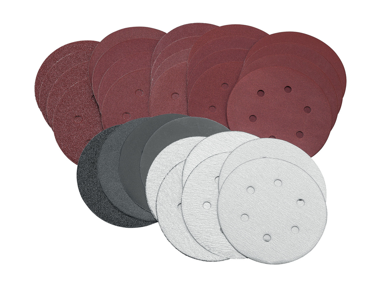 Random Orbital Sander Paper Set, 30 pieces