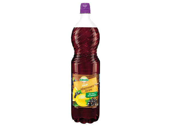 SOLEVITA Fruchtsirup Johannisbeer-Zitrone