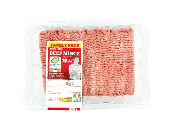 Irish Beef Mince 18% Fat