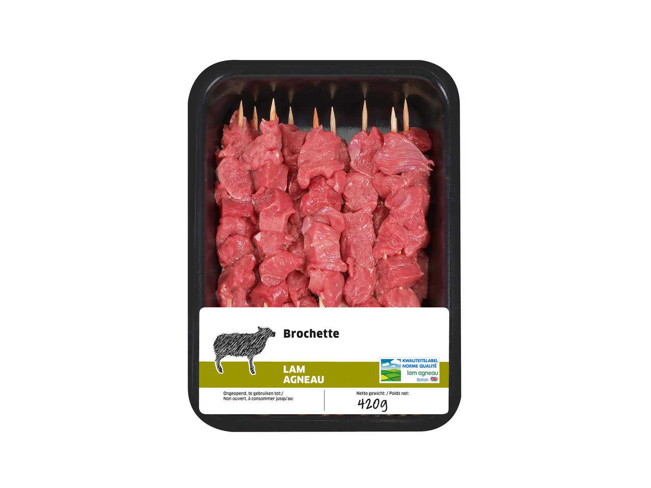 Brochettes d'agneau