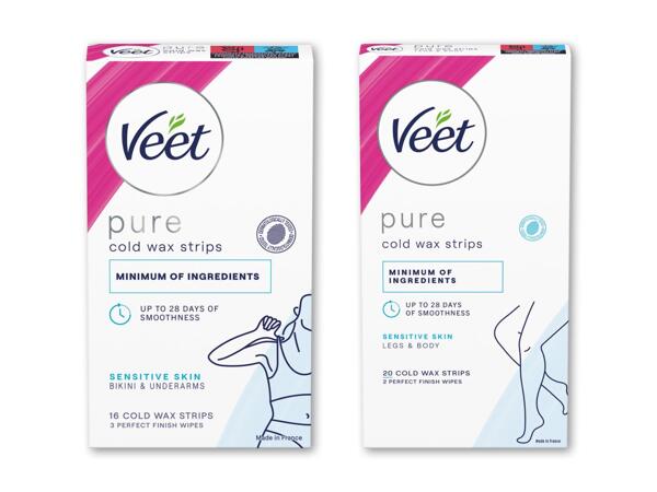 Veet voksstrips til kroppen sensitiv