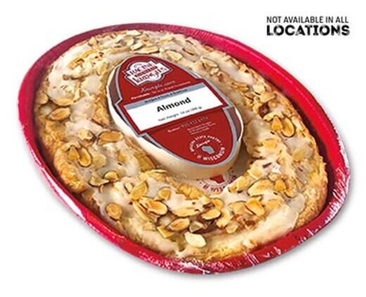 Racine Danish Kringles 
 Almond or Raspberry Kringle
