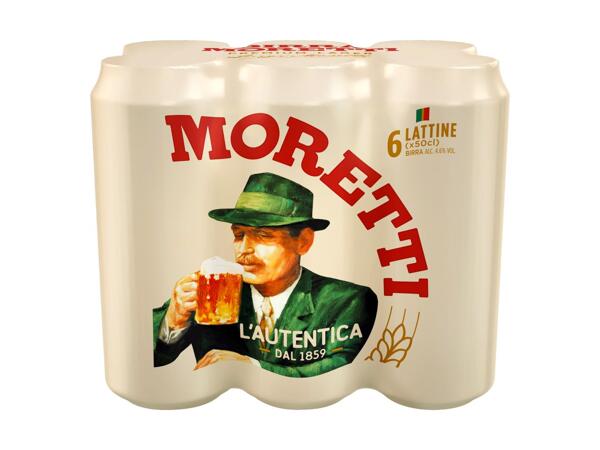 Birra Moretti 4,6% vol. (azione valida solo in Ticino)