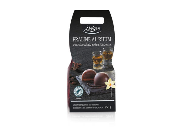 Cuneesi with Rum and Extra Dark Chocolate