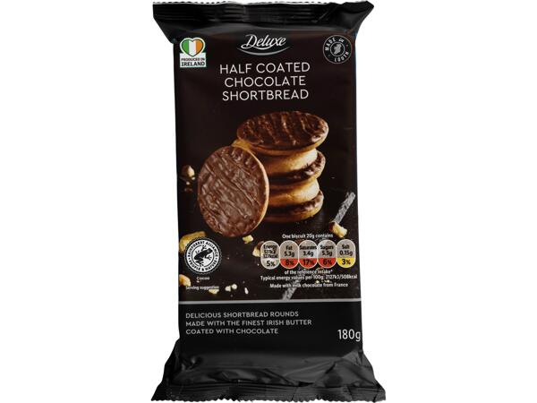 Half Coated Shortbread