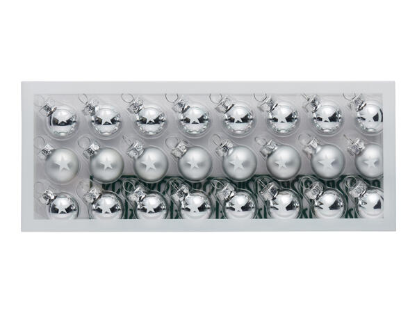 Livarno Home Premium Glass Baubles