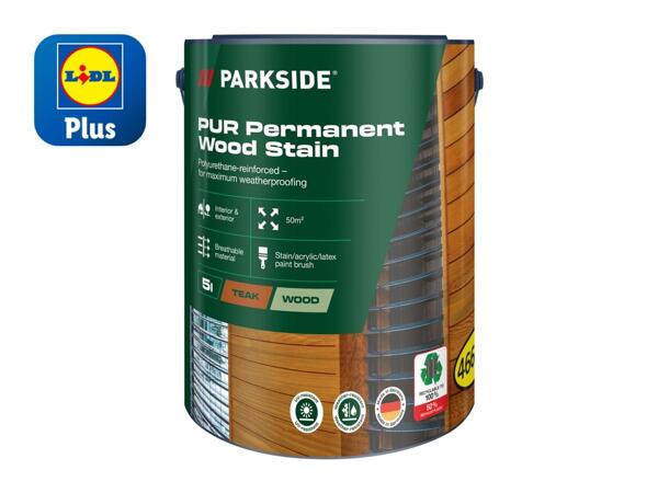Parkside 5L PUR Permanent Wood Stain - Teak
