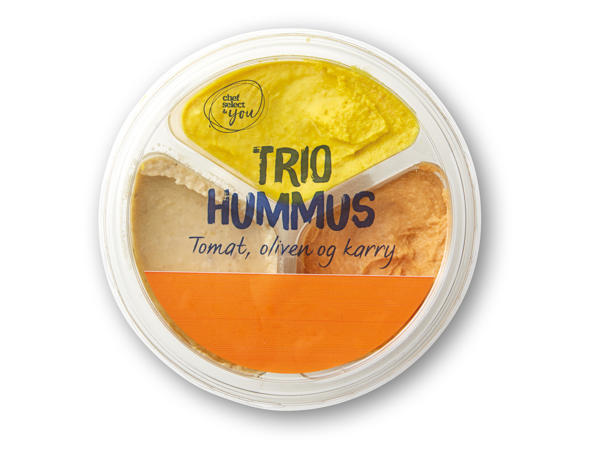 Chef select Trio dip eller trio hummus