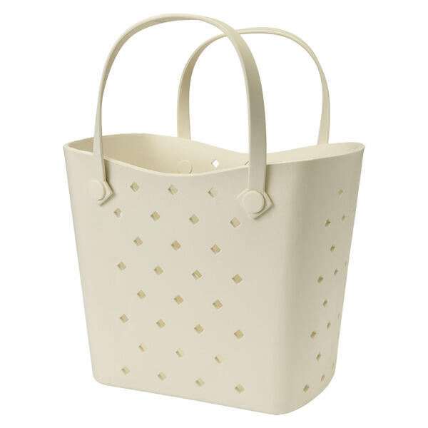 LIVE IN STYLE Off White Haul It All Tote