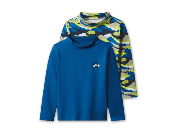 Kleinkinder Thermo-Langarmshirt, 2 Stück
