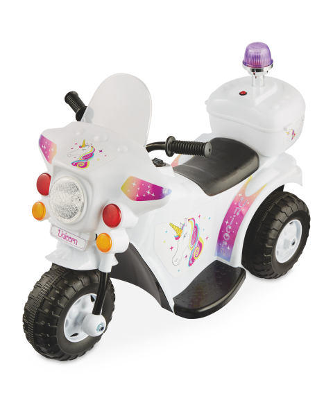 6V Ride On Unicorn Bike
